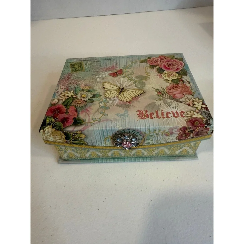 Shabby Chic Storage Boxes, set of 3